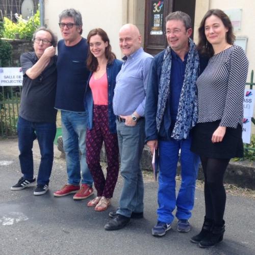 The 2017's jury with Philippe du Janerand and Jean-Claude Longo - Lionnel Astier, Sonia Joubert, Frédéric Bouraly and Valérie Théodore