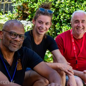José Joilan, Mara Taquin et Michel Benoit