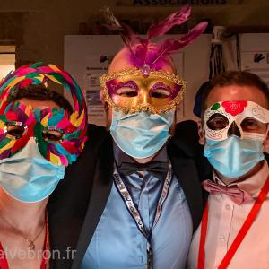 Une partie de l'équipe du bar du festival