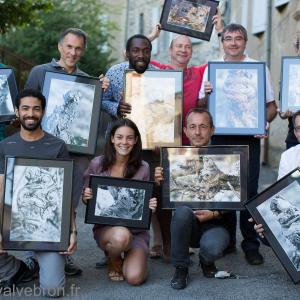 Jean-Baptiste Anoumon, Helmi Dridi, Arnaud Bedouët, Vicky Luengo, Cyril Gueï, Jean-Luc Borras, Jacques Malaterre, Alain Argilier and Philippe du Janerand