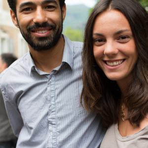 Vicky Luengo and Helmi Dridi