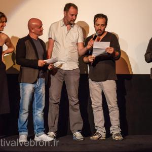 Mélody Banquet, Rasheed Ferrache, Fabrice Chanut, Alexandre Astier and Dimitri Storoge